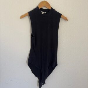 Forever 21 Black Sleeveless Bodysuit